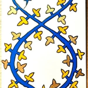 bookmark with the word peace